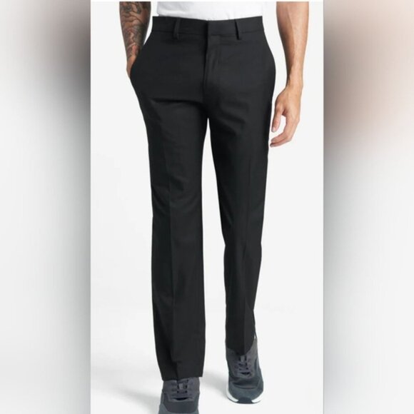 Kenneth Cole Techni Cole Chino Black Pants. - Picture 2 of 13